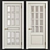 Elegant Classic Interior Doors 3D model small image 1