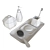 Elegant Porcelain Bathroom Organizers 3D model small image 2