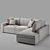 Marelli Gordon 3-Seater Sofa 3D model small image 2