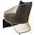 Elegant Colette Armchair: Minotti 3D model small image 2