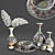 Persian Handcraft Decoration Set 3D model small image 1