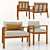 Eternal Elegance: Timeless Lounge & Dining Chairs 3D model small image 1