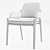 Elegant Gazelle Dining Chair 3D model small image 3
