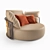 Luxury Scarlett Sofa 3D model small image 1