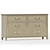 Sophisticated Bernhardt Savoy Dresser 3D model small image 1