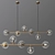 Sia Chandelier: Sleek & Stylish Loft Lighting 3D model small image 1