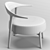 GIORGETTI RIPPLE Wood Armchair 3D model small image 3