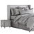 Elegant Ezra Bed Set 3D model small image 3
