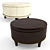 Elegant Ellen Storage Ottoman: Stylish, Spacious & Functional 3D model small image 1