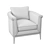 Comfort Lounge Arm Chair 3D model small image 3