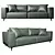 Ahenk 3-Seater Sofa, 246x94x83cm 3D model small image 1