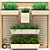 Versatile Shelf Planter: Stylish Box for Plants 3D model small image 1