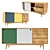 Whisper Midcentury Storage Solution 3D model small image 1