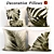 Monstera Decorative Pillow Set 3D model small image 1