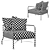 LeParc Outdoor Armchair: Style and Comfort 3D model small image 1