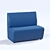 Modern Russian-Made Bellis Couch 3D model small image 1