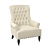 Elegant Velvet Arm Chair 3D model small image 2