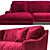  Revival Retro Lounge Sofa 3D model small image 2