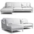  Revival Retro Lounge Sofa 3D model small image 3