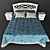 Tiffany Shatura Bed Set 3D model small image 2