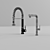 Gold Kitchen Faucet Accessory 3D model small image 2
