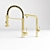 Gold Kitchen Faucet Accessory 3D model small image 3