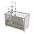 West Elm Mid-Century Convertible Cot: Classic Style, Lasting Quality 3D model small image 2