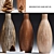 Elegant Vase Trio: 3D Max Compatible 3D model small image 1