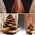 Elegant Vase Trio: 3D Max Compatible 3D model small image 3
