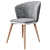 Elegant NELLY Leather Chair 3D model small image 1