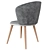Elegant NELLY Leather Chair 3D model small image 2
