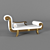Title: Antique Roman Bed - Elegant and Timeless 3D model small image 1