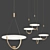 Minimalist Pendant Lighting 3D model small image 1