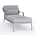 Modern Verdesign Jonny Chaise Longue: Sleek Design, Multi-Format Compatibility 3D model small image 3