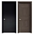 Sleek Modern Interior Doors 3D model small image 1