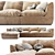 MABAY Vosart 2 - Stylish and Versatile Corner Sofa 3D model small image 1