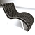 Luxe Relaxation: Chaise Lounge 3D model small image 1