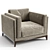 Timeless Comfort: Ctssalotti Armchair 3D model small image 1
