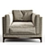 Timeless Comfort: Ctssalotti Armchair 3D model small image 2