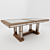 Classic Dining Set: Table & Chairs 3D model small image 2