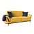 Modern 3D Sofa Model 3D model small image 1