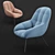Cozy Sunday Lounge Chair 3D model small image 1