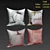 Elegant Pillow Set: Decorative and Versatile 3D model small image 2