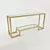 Stylish Glass Shelf Console 3D model small image 1