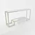 Stylish Glass Shelf Console 3D model small image 3