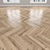 Oak Parquet: Herringbone, Linear & Chevron 3D model small image 2