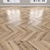 Oak Parquet: Herringbone, Linear & Chevron 3D model small image 3