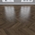 Earthy Oak Parquet: Herringbone, Linear, Chevron 3D model small image 3