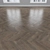 Smoky Oak Parquet: Herringbone, Linear & Chevron 3D model small image 3