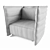 Alcove Plume: 3 Color Lounge Chair 3D model small image 3